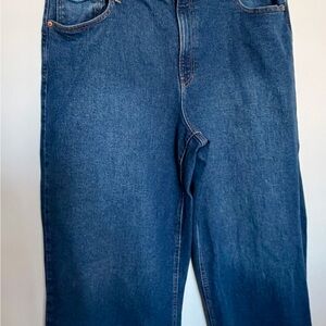 GAP Dark Blue Denim High Rise Jeans